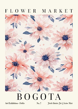 Dahlia Bogota Flower Market