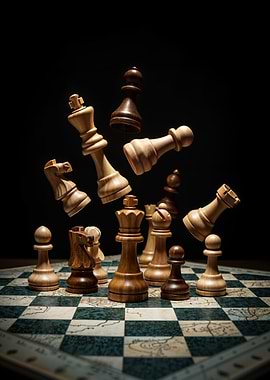 Chess Pieces in Motion
