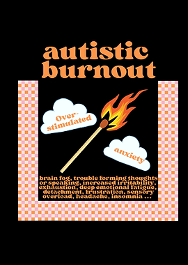 Autistic Burnout Illustration