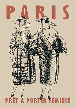 Paris Fashion Illustration