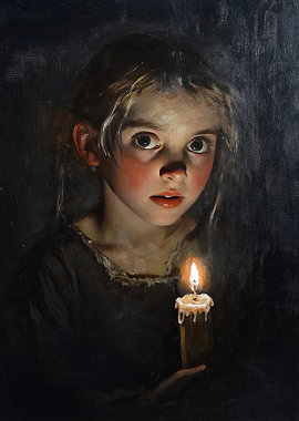 Girl with Candle