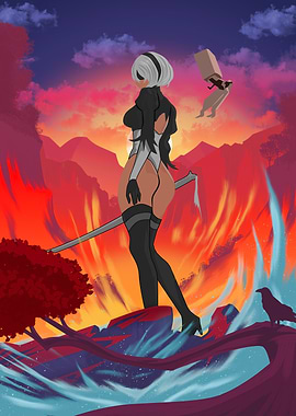 epic 2B Nier Automata