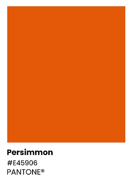 Pantone Persimmon Color