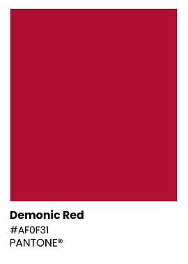 Demonic Red Pantone Color