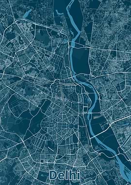 Delhi City Map
