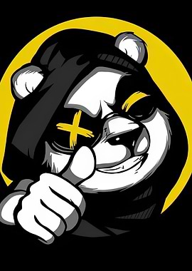 Cool Panda Illustration