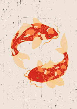 Koi Fish Illustration