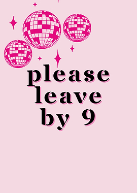 Disco Party Reminder