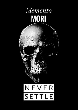 Memento Mori Skull Graphic
