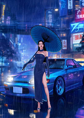 Rainy Night in Tokyo