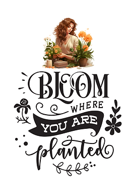 Bloom Where You Are Planted