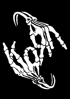 Skeleton Hands Design