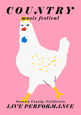Country Music Festival Poster