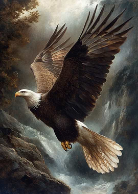 Bald Eagle in Flight