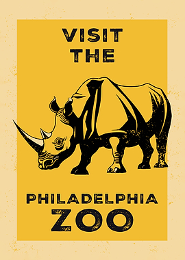 Philadelphia Zoo Poster
