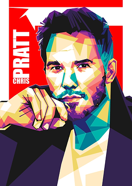 Pop art Chris Pratt