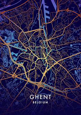 Ghent City Map