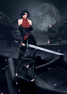 Female Warrior with Sword