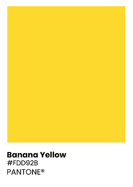 Pantone Banana Yellow