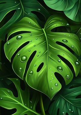 Tropical Leaf Pattern