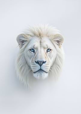White Lion Portrait