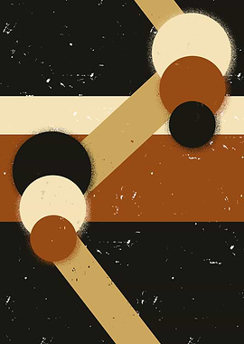 Abstract Geometric Boho Art