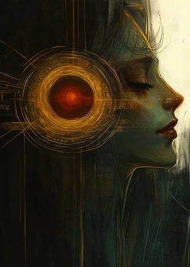 Eyes of Judgment - Woman with Golden Eye