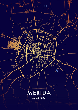 Merida City Map