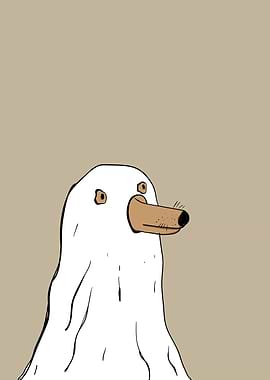Dog Ghost Illustration