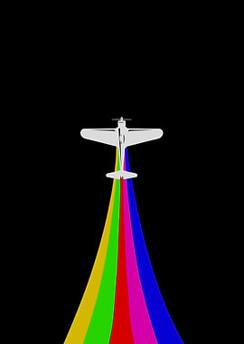 Rainbow Plane