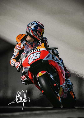Dani Pedrosa MotoGP Poster