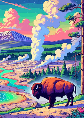Yellowstone Bison