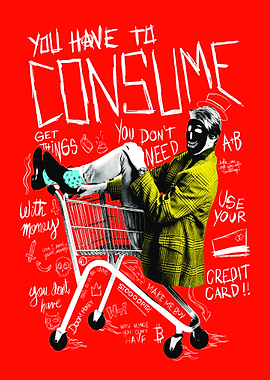 Graffiti Consume with Credit Card