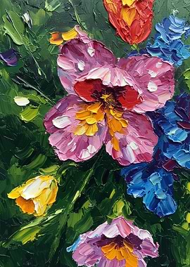 Floral Oil Painting