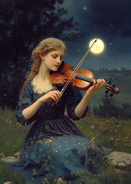 Moonlight Violinist