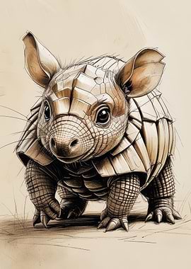 Armadillo Illustration