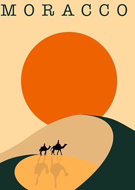 Morocco Desert Sunset