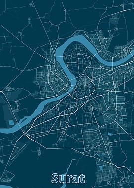 Surat City Map