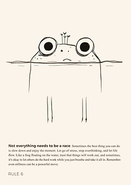 Frog, Take it easy, relax and float – Exclamation Mark