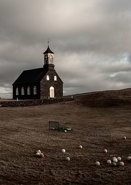 Church and Soccer Balls