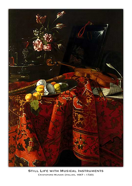 Still Life with Musical Instruments