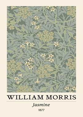 William Morris Jasmine Flower