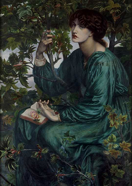 Woman in Green Dress