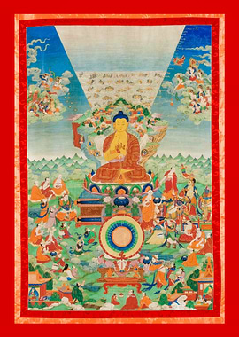 Buddha Shakyamuni at Mount Meru