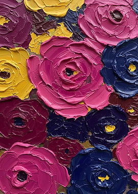 Abstract Floral Painting