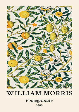 William Morris Pomegranate Botanical