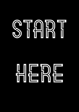 Start Here Maze Text