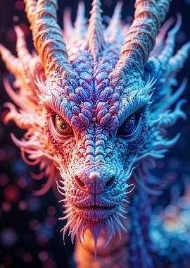 White Dragon Close-Up