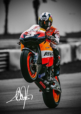Dani Pedrosa MotoGP Poster