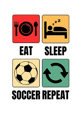 Eat Sleep Soccer Repeat
